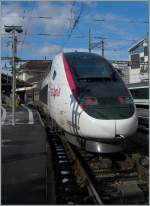 TGV Lyria 4417 in Lausanne. 
9. Feb. 2013