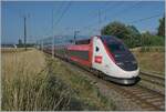 Der TGV Lyria 4722 ist kurz vor Satigny auf dem Weg nach Paris Gare de Lyon. 

19. Juli 2021