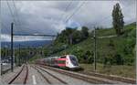 Ein TGV Lyria ist auf dem Weg von Paris Gare de Lyon nach Genève und hat in La Plaine die Schweiz erreicht. Beim grossen Umbau der Strecke vor eine paar Jahren wurde der Bahnhof von La Plaine ausgespart, und die Wechselstromfahrleitung an den alten Gleichstrommasten befestigt, wie gut auf dem Bild zu sehen ist. Doch 2026 soll nun der Bahnhof grundlegend umgebaut werden.

26. Aug. 2024