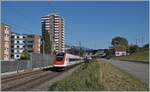 Ein SBB ICN RABe 500 ist als IC 5 kurz nach Grenchen Süd auf dem Weg nach Lausanne.