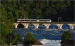 GTW auf dem Rheinfallviadukt.