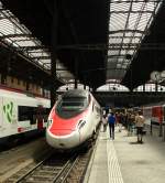 Unbekannter ETR 610 kurz vor der Abfahrt nach Milano, Basel SBB, 01.06.12