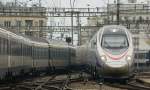 Der ETR 610  trifft als EC 32 mit genau 35 Minuten Versptung in Lausanne ein, so dass leider der ausfahrende IR nach Brig meine Bildidee durchkreuzt...
7 Mrz 2010