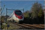 etr-610/586223/ein-sbb-etr-610-rabe-503 Ein SBB ETR 610 (RABe 503) als EC 34 unterwegs von Milano nach Genève bei Lutry.
30. Nov. 2017