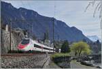 etr-610/863588/ein-sbb-rabe-503--etr Ein SBB RABe 503 / ETR 610 ist bei Villeneuve auf dem Weg nach Milano. 

20. März 2024
