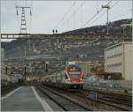 Seit dem Fahrplanwechsel wurden die RE Genve - Lausanne verdoppelt und nach Romont bzw. wie hier zu sehen bis Vevey verlngert.
23.12.2012