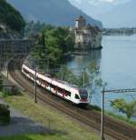 Zunehmend verkehren im Regionalverkehr Yverdon/Allaman - Lausanne - Villeneuve Flirts statt NPS.