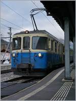 Der MOB ABDe 8/8 4001 SUISSE in Gstaad.