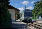 Der neue LEB Be 4/8 N� 62 von Stadler auf einer Dienstfahrt (Testfahrt?) in Richtung Lausanne-Flon aufgenommen in Jouxtens-M�zery.
