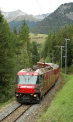 Erreicht in Krze Filisur : RhB Regionalzug von Davos.
16.09.2009