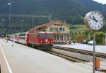 Ge 4/4 I  mit Glacier Express Davos - Zermatt in Tiefencastel am 15. September 2009