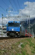 RhB Ge 4/4 III mit RE 910 nach St. Moritz. 
14.09.2009 