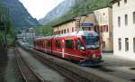 RhB/72575/ein-neuer-zug-auf-der-100 Ein neuer Zug auf der 100 jhrigen Bernina-Linie: der Allegro!
8. Mai 2010