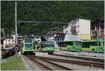 Der TPC ASD ABe 4/8 471 ist auf der Fahrt von Les Diablerets nach Aigle und hat den kleinen Kopfbahnhof von Le Sépey erreicht. In der Zwischenzeit ist auch der Gegenzug in Form des Beh 4/8 592 in Le Sépey eingetroffen. 

27. Juli 2024