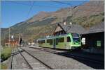 Der TPC ASD ABeh 4/8 472 wartet in Les Diablerets auf die baldige Abfahrt als R71 431 nach Aigle.

14. Oktober 2025