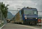 Die Zentralbahn  Goldenpass  101 967-8 in Meirignen.
1. Juni 2012