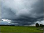 Bedrohlicher Himmel am 12.06.2012.